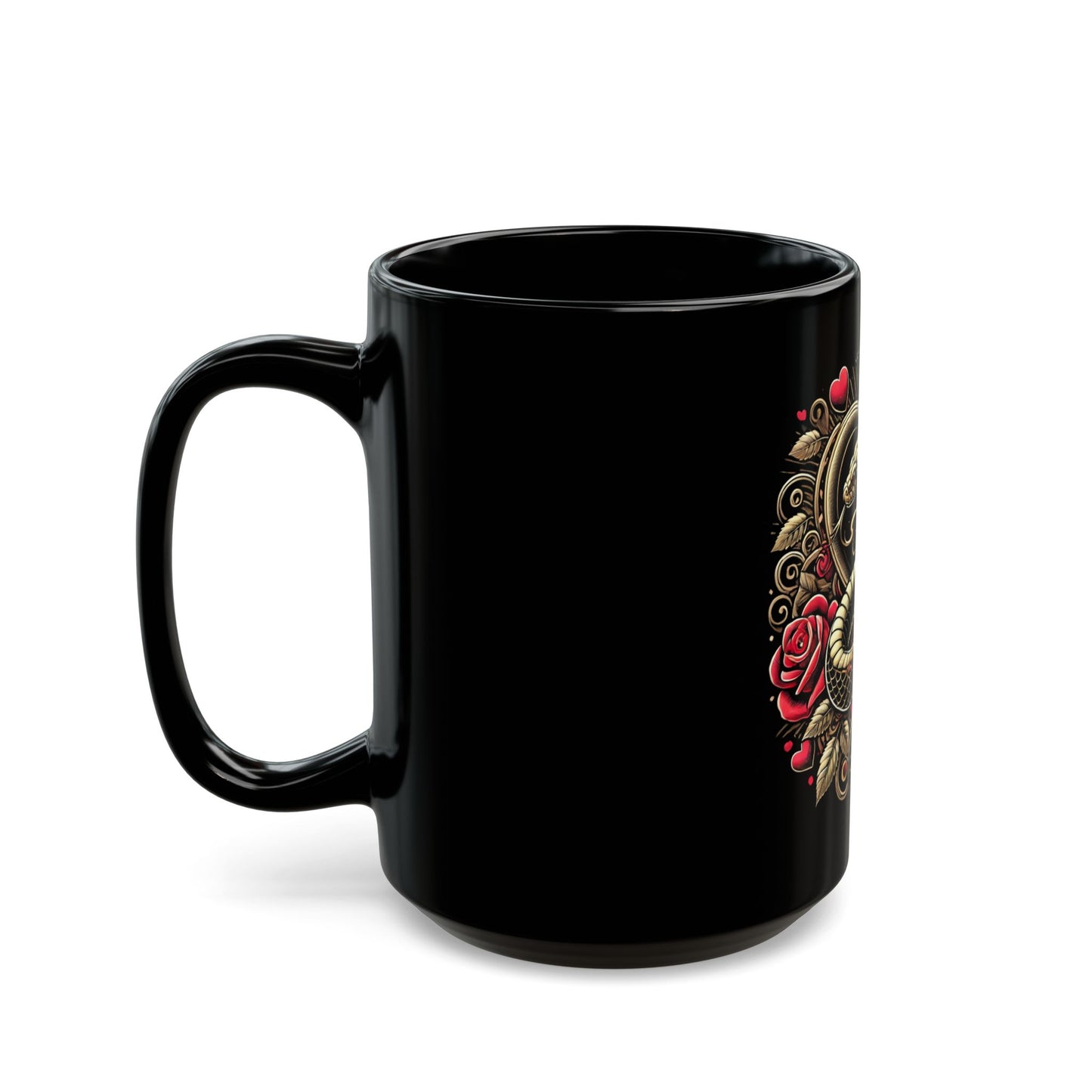 Year of the Snake 11oz Mug β Durable Black Ceramic Zodiac Drinkware