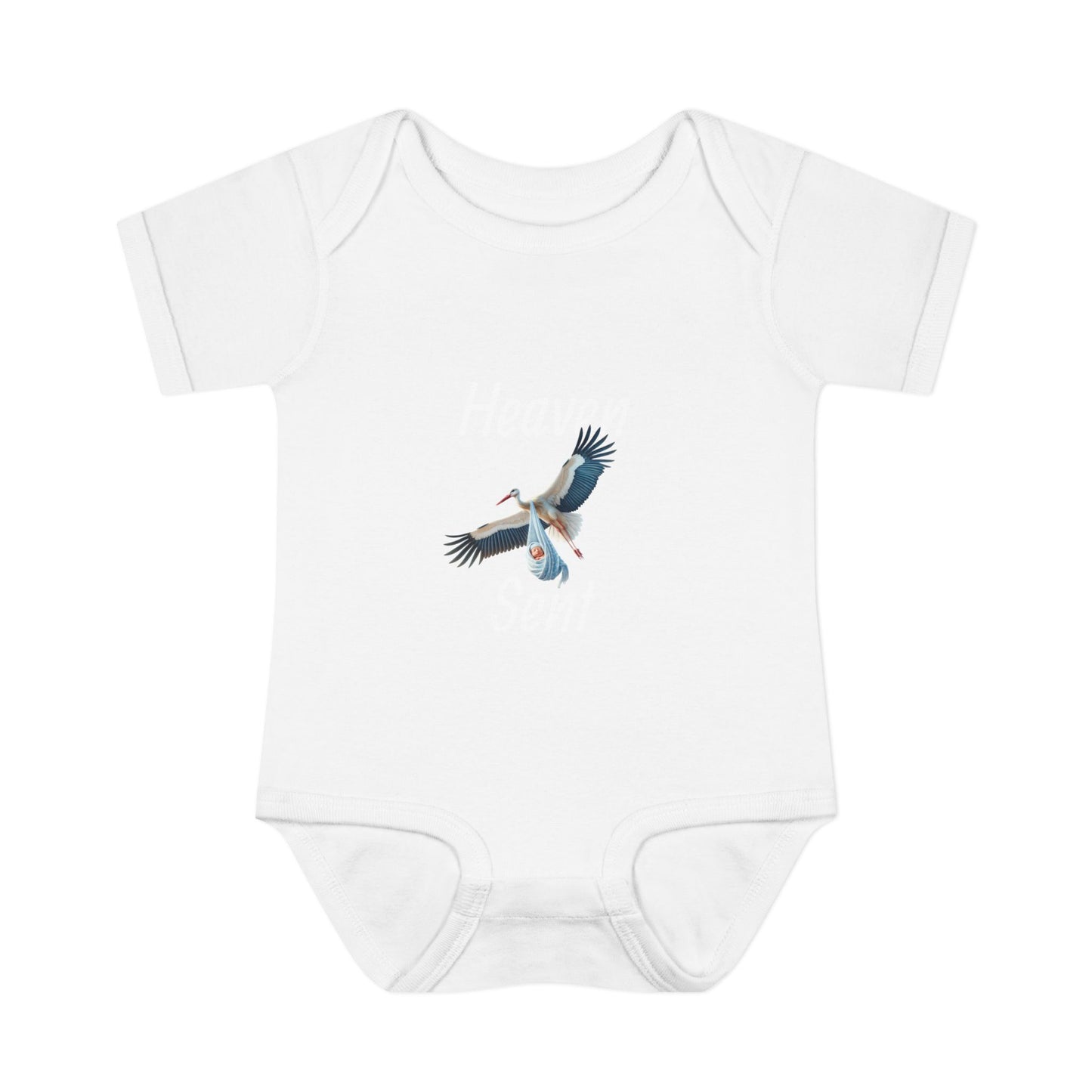 Adorable Stork Baby Bodysuit – Gender Neutral Infant Outfit, Newborn Gift, Cute Baby Shower Idea