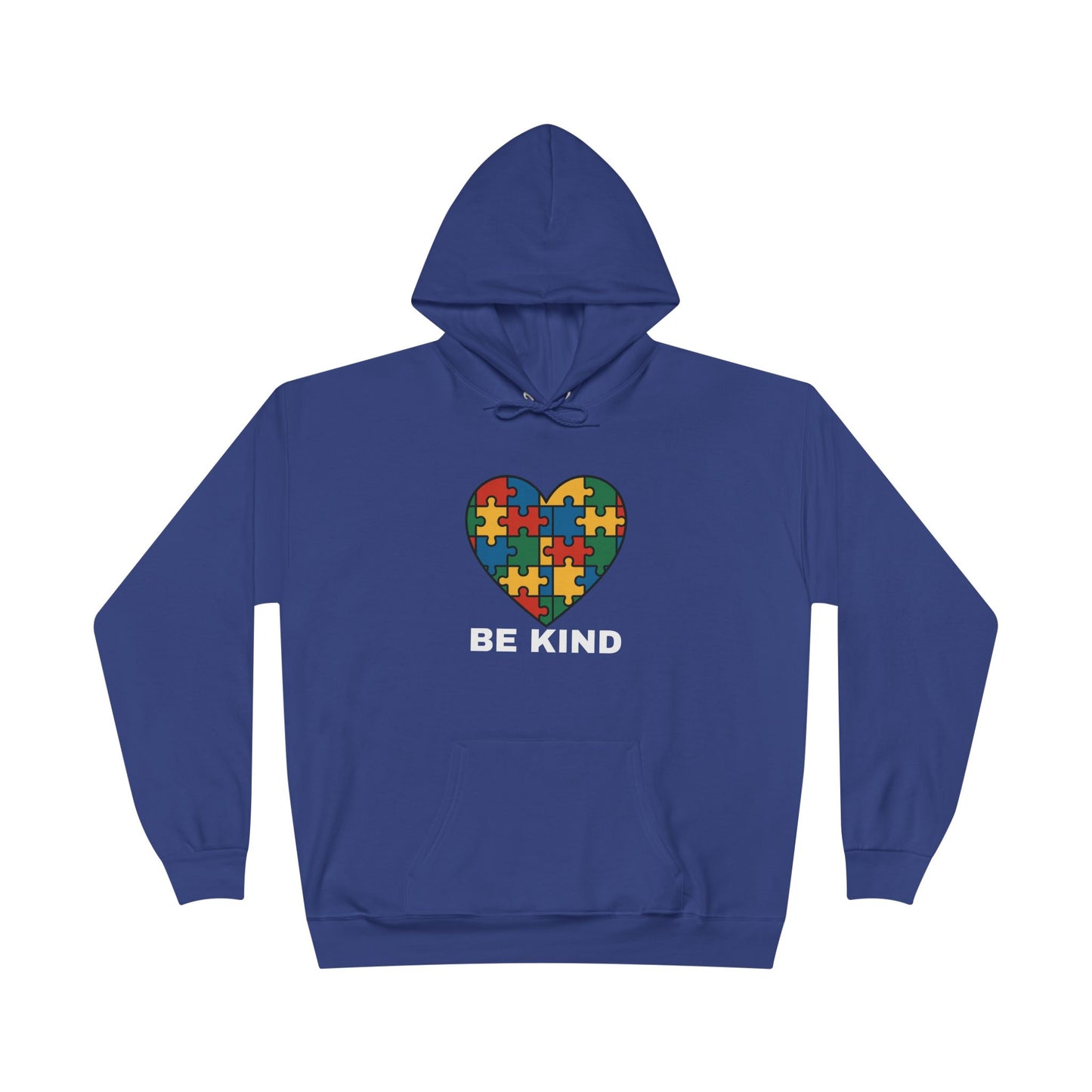 Autism Awareness Hoodie โ Kindness Puzzle Heart Eco-Friendly Unisex Sweatshirt