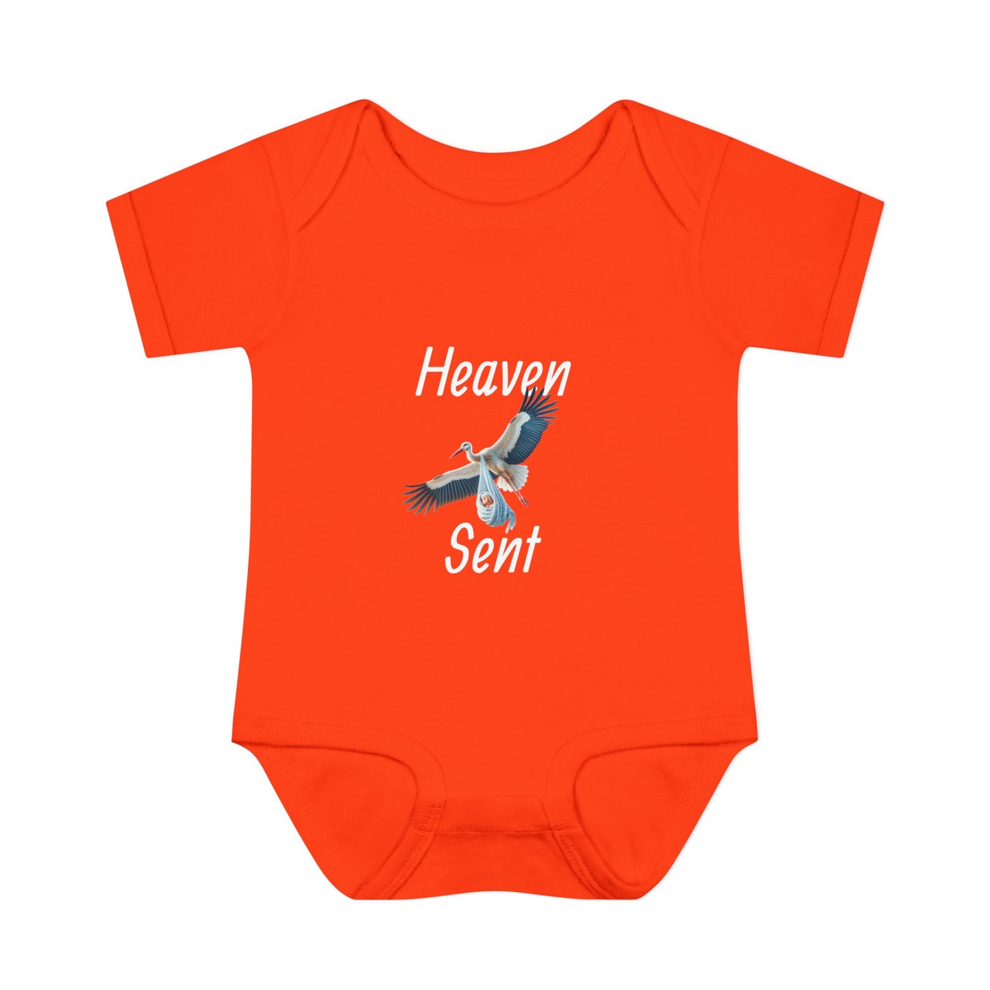 Adorable Stork Baby Bodysuit – Gender Neutral Infant Outfit, Newborn Gift, Cute Baby Shower Idea