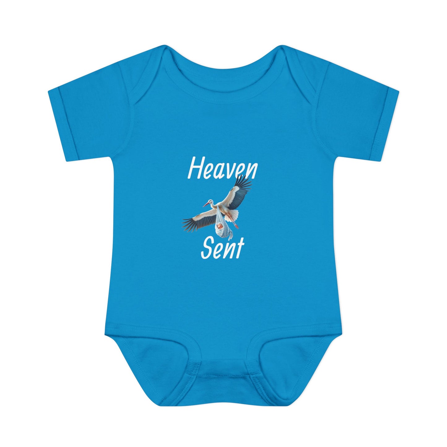 Adorable Stork Baby Bodysuit – Gender Neutral Infant Outfit, Newborn Gift, Cute Baby Shower Idea