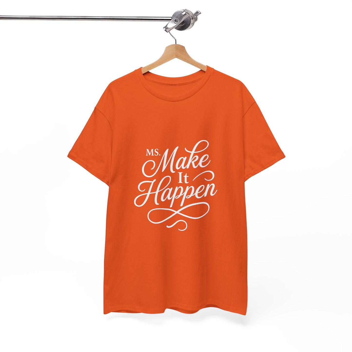 Ms.Makeithappen Graphic Tee. T-Shirt, Casual Streetwear, Fun Everyday Top, Bold Gift Idea