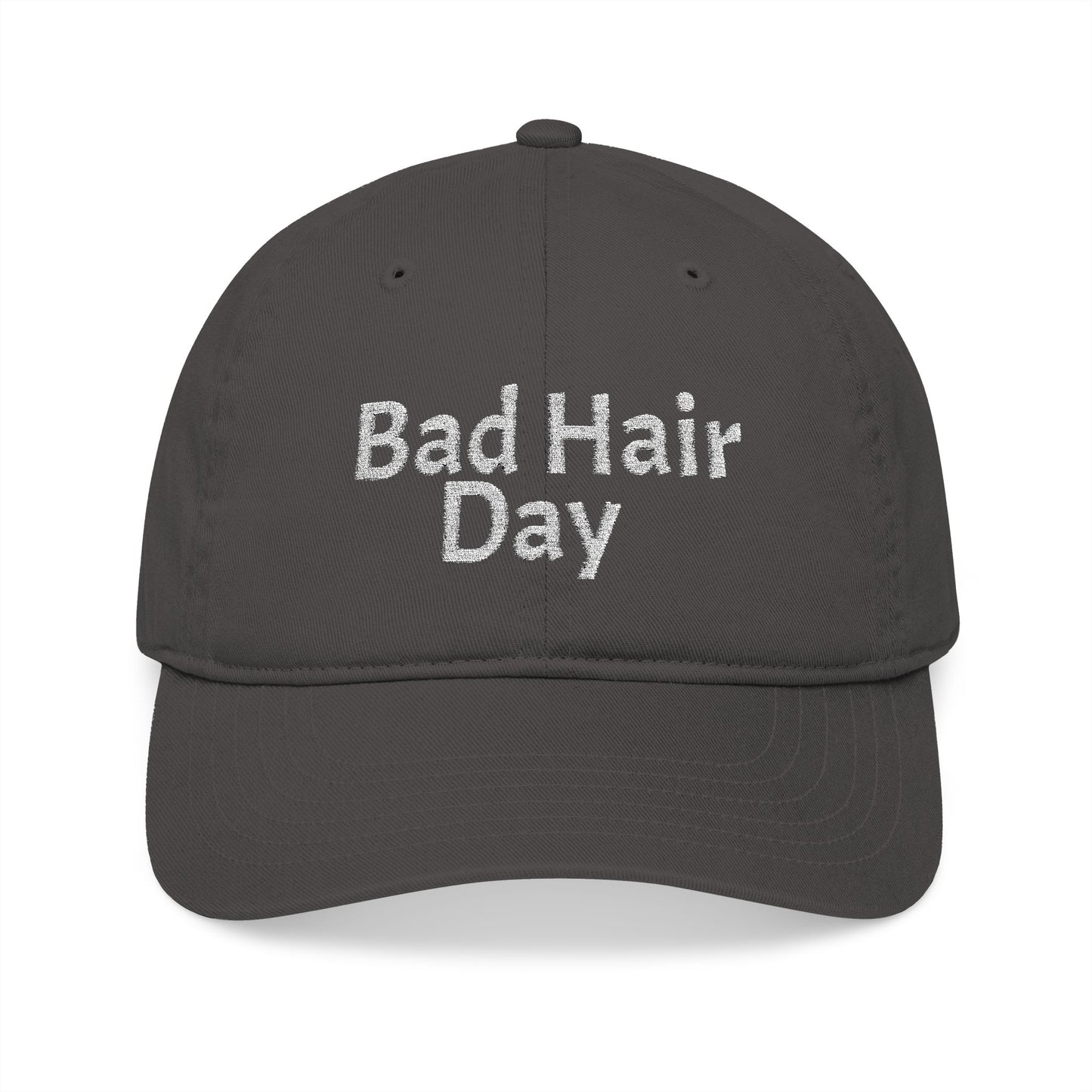 Bad Hair Day Organic Cotton Cap – Adjustable Sustainable Hat, Perfect for Summer, Gifting & Everyday Wear