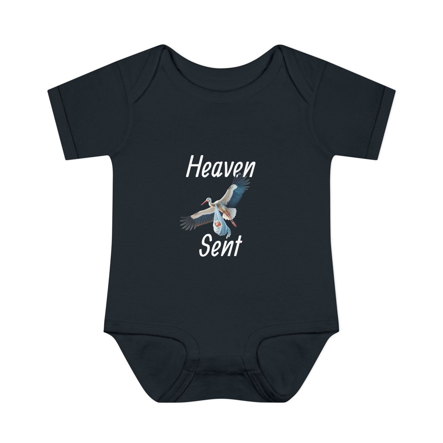 Adorable Stork Baby Bodysuit – Gender Neutral Infant Outfit, Newborn Gift, Cute Baby Shower Idea