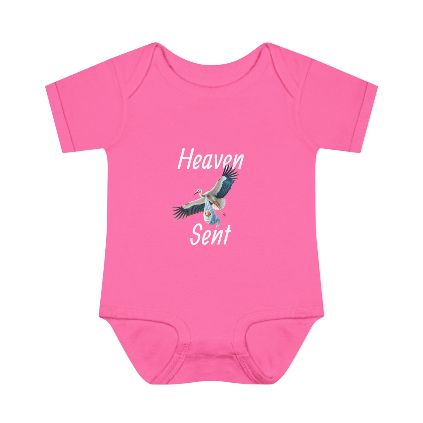 Adorable Stork Baby Bodysuit – Gender Neutral Infant Outfit, Newborn Gift, Cute Baby Shower Idea