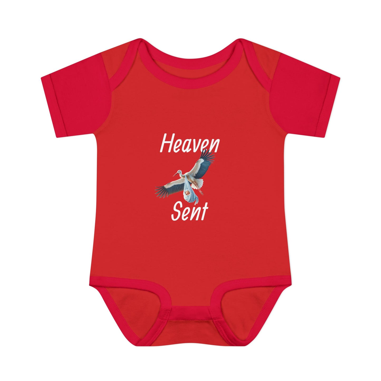 Adorable Stork Baby Bodysuit – Gender Neutral Infant Outfit, Newborn Gift, Cute Baby Shower Idea