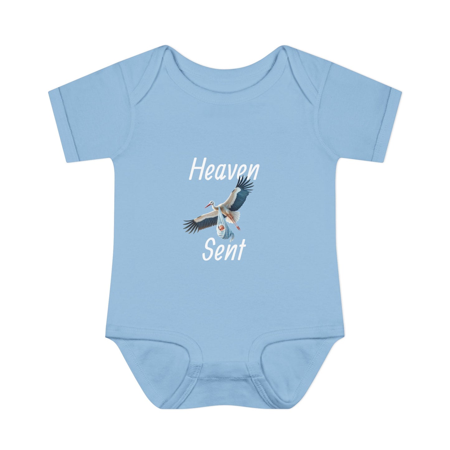Adorable Stork Baby Bodysuit – Gender Neutral Infant Outfit, Newborn Gift, Cute Baby Shower Idea