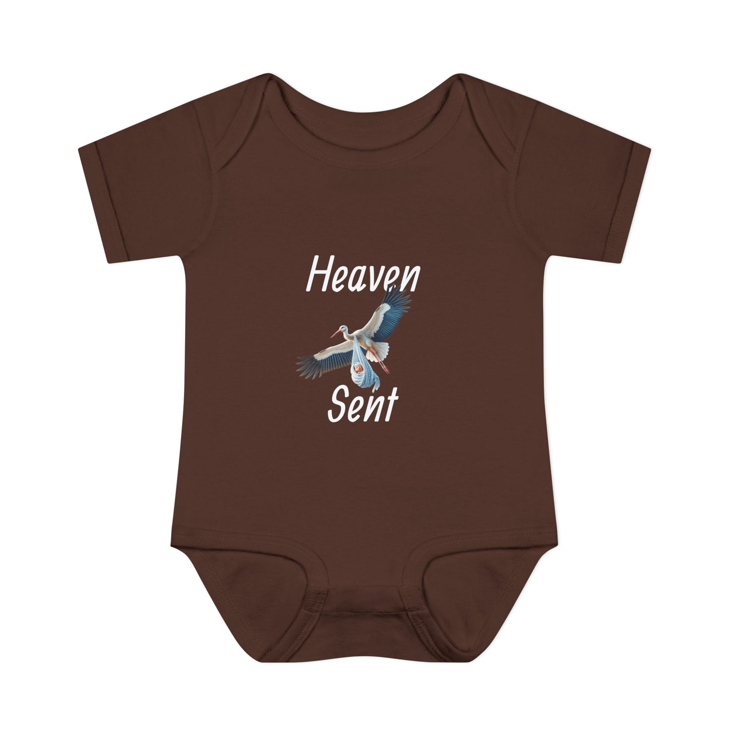 Adorable Stork Baby Bodysuit – Gender Neutral Infant Outfit, Newborn Gift, Cute Baby Shower Idea