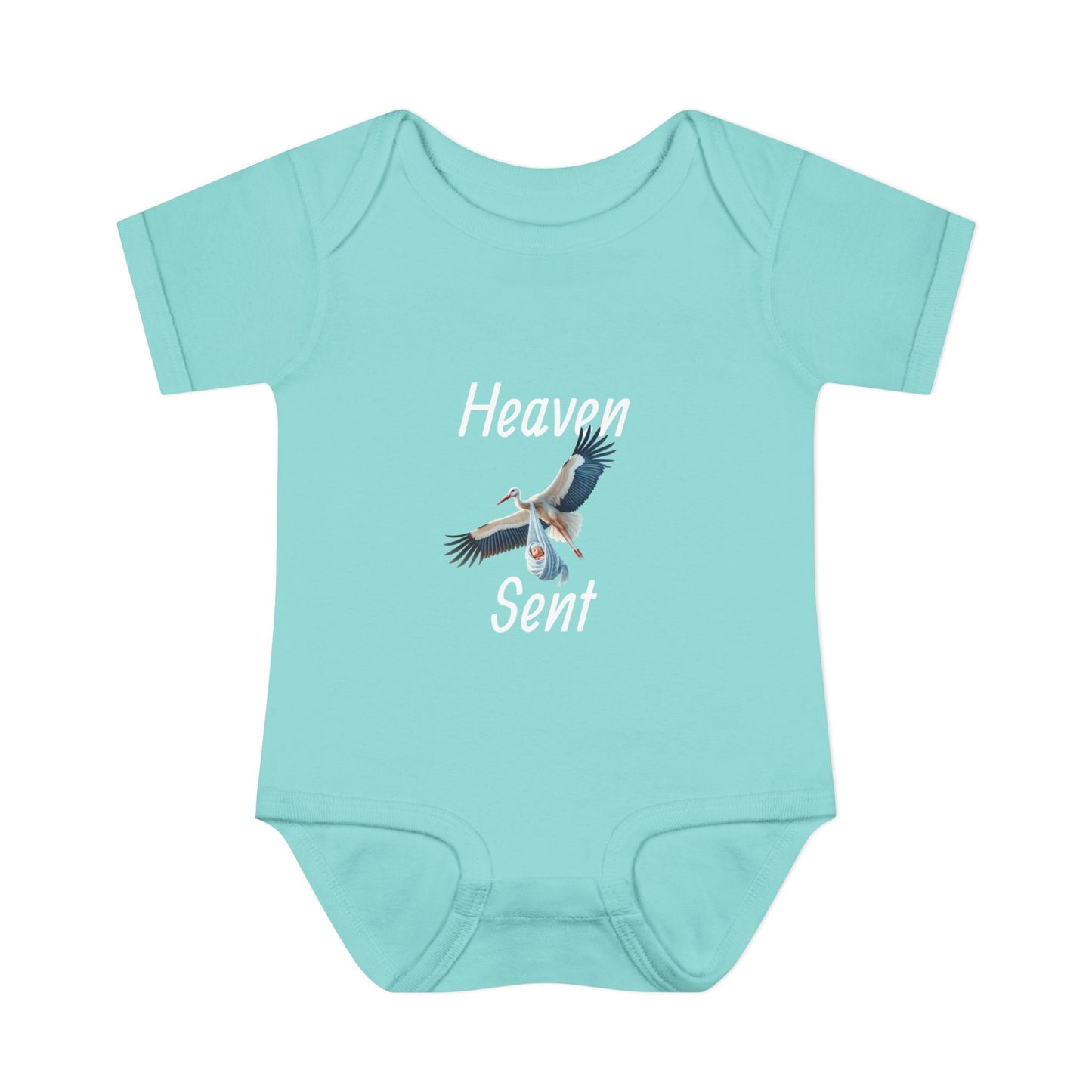 Adorable Stork Baby Bodysuit – Gender Neutral Infant Outfit, Newborn Gift, Cute Baby Shower Idea