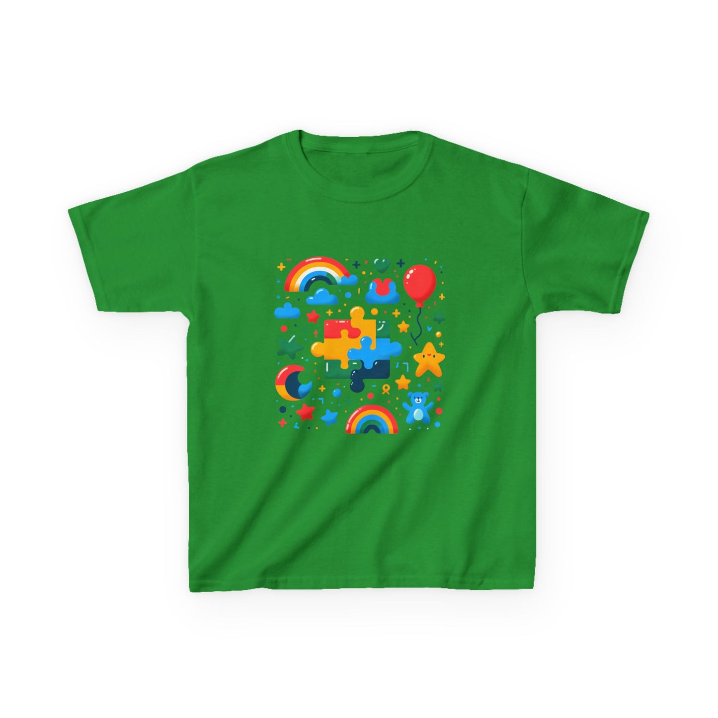 Colorful Puzzle Play Kids Tee - Fun & Creative Children's T-Shirt