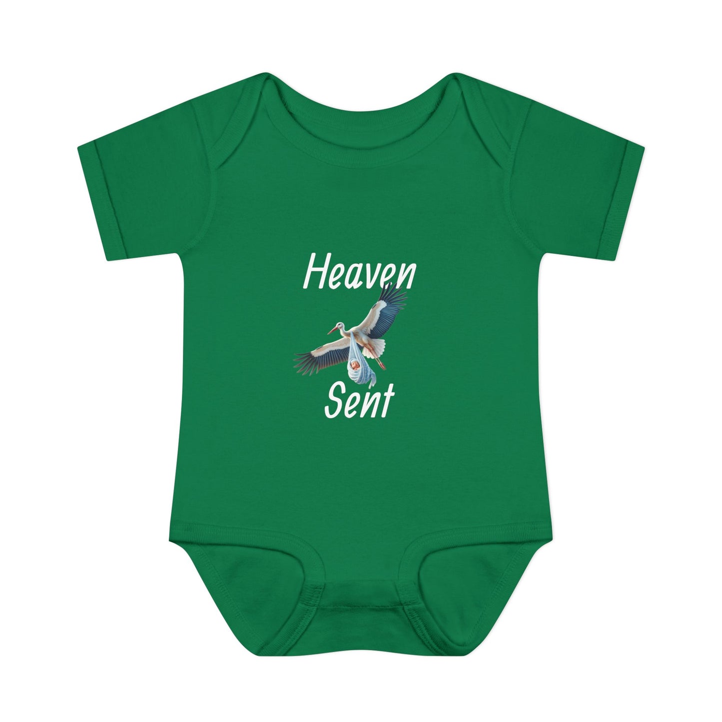 Adorable Stork Baby Bodysuit – Gender Neutral Infant Outfit, Newborn Gift, Cute Baby Shower Idea