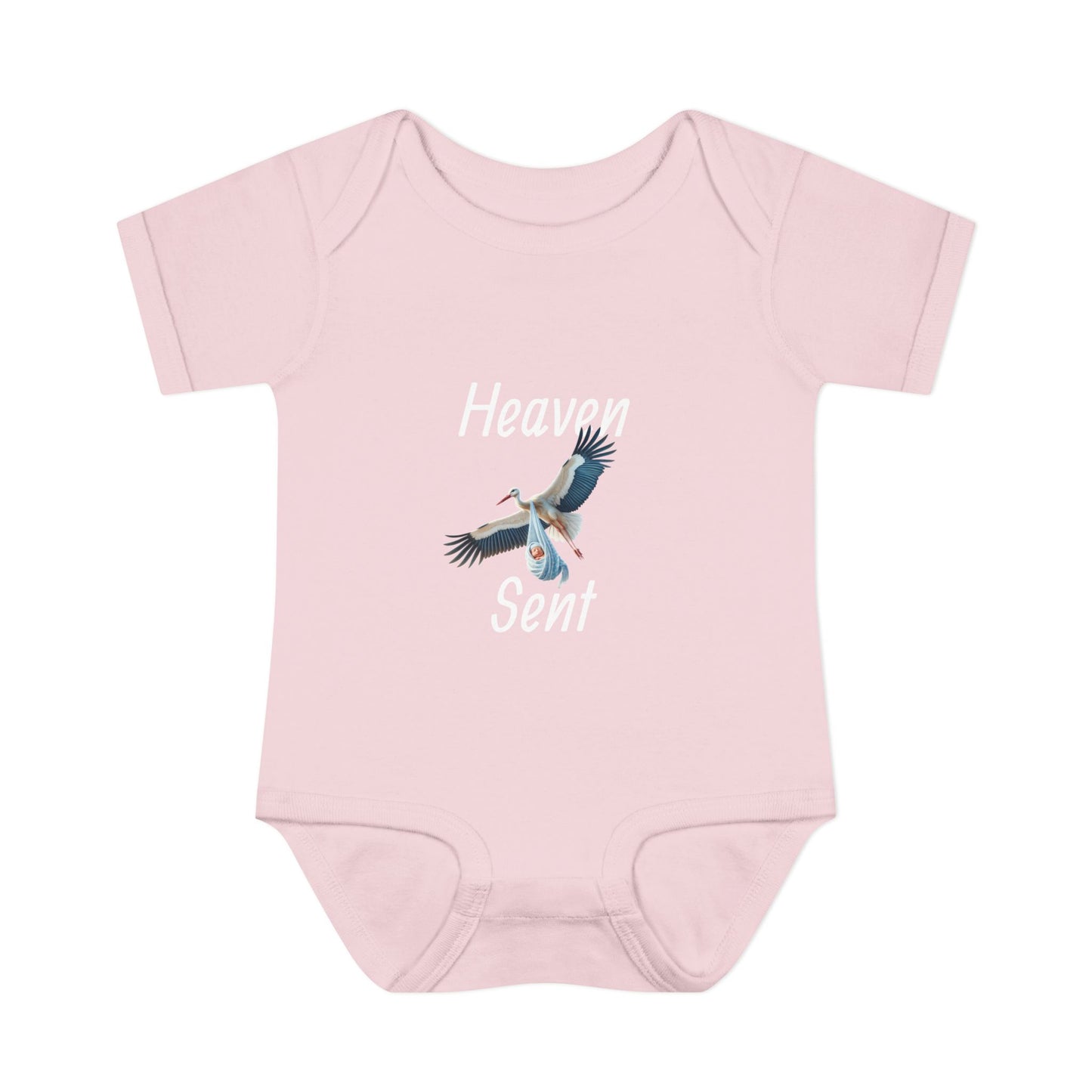 Adorable Stork Baby Bodysuit – Gender Neutral Infant Outfit, Newborn Gift, Cute Baby Shower Idea