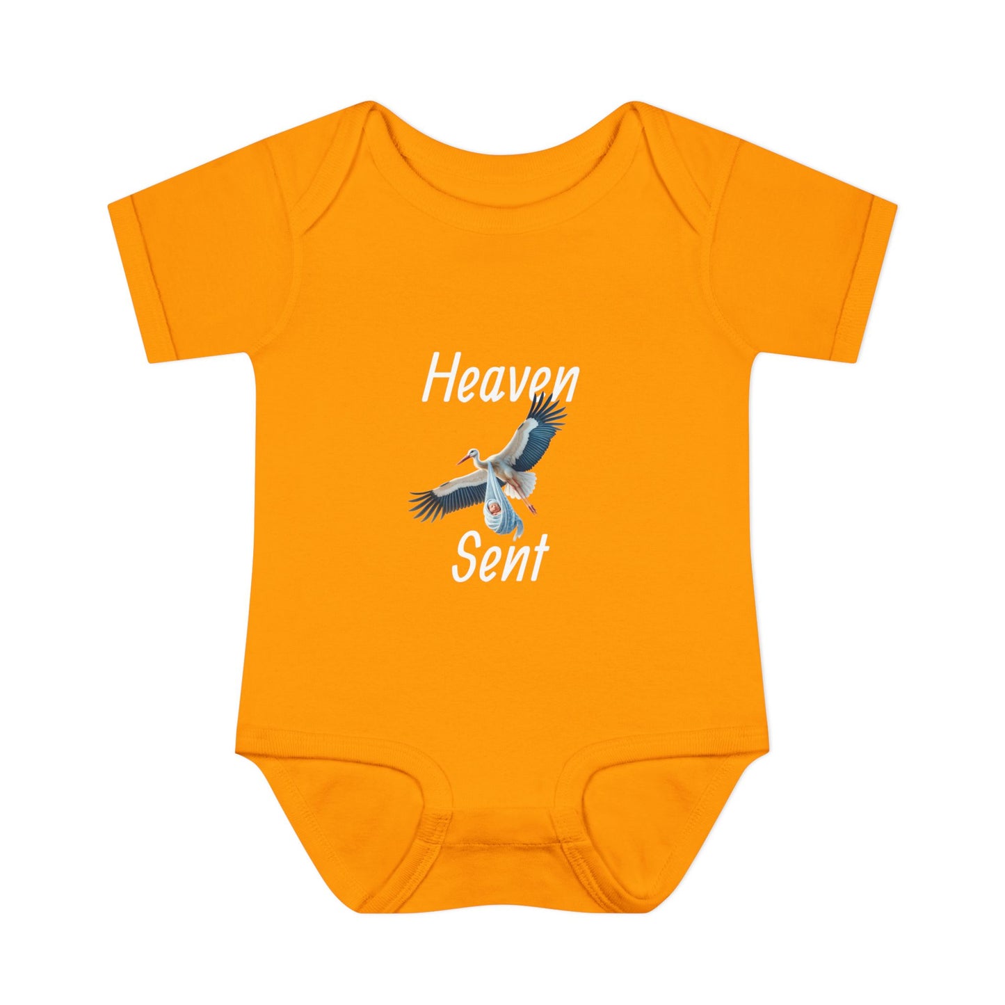 Adorable Stork Baby Bodysuit – Gender Neutral Infant Outfit, Newborn Gift, Cute Baby Shower Idea