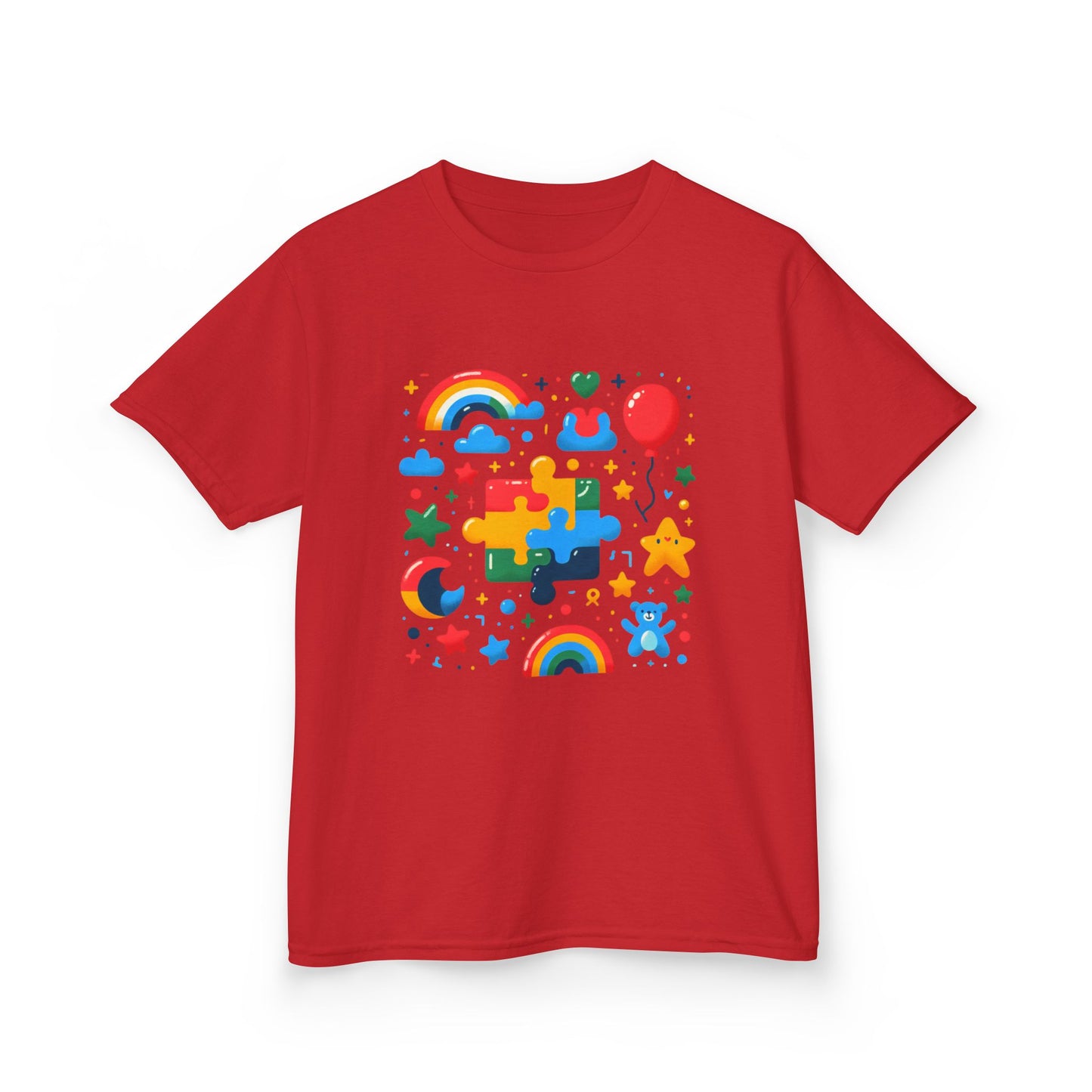 Colorful Puzzle Play Kids Tee - Fun & Creative Children's T-Shirt
