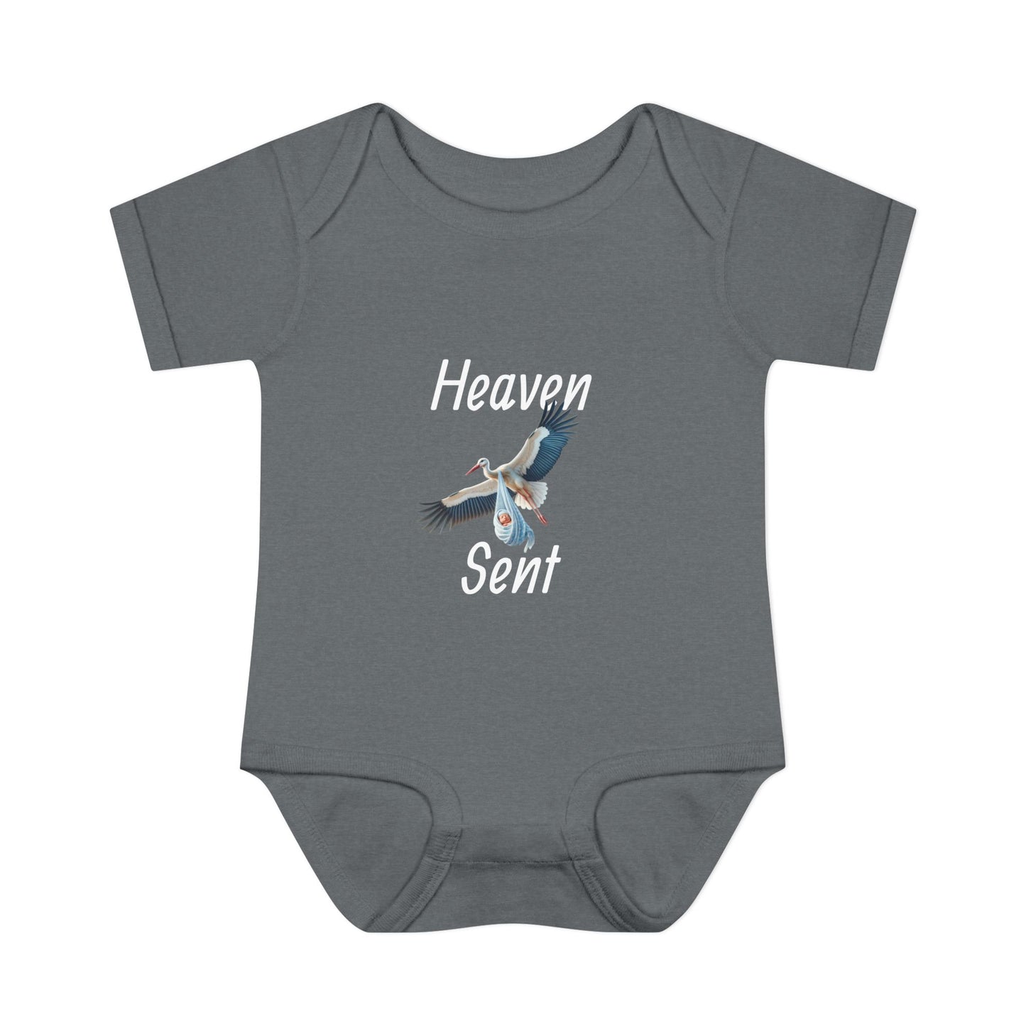 Adorable Stork Baby Bodysuit – Gender Neutral Infant Outfit, Newborn Gift, Cute Baby Shower Idea