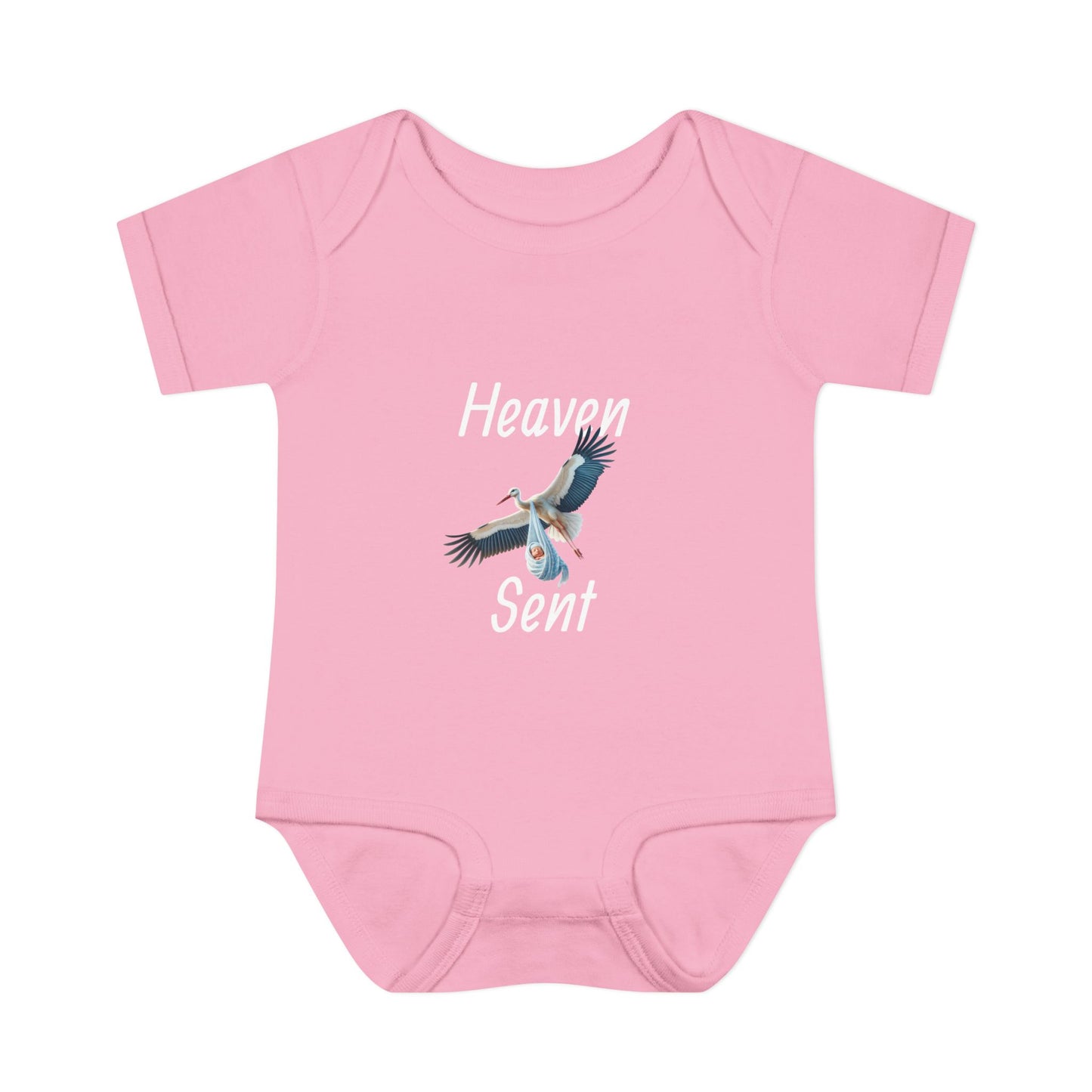 Adorable Stork Baby Bodysuit – Gender Neutral Infant Outfit, Newborn Gift, Cute Baby Shower Idea