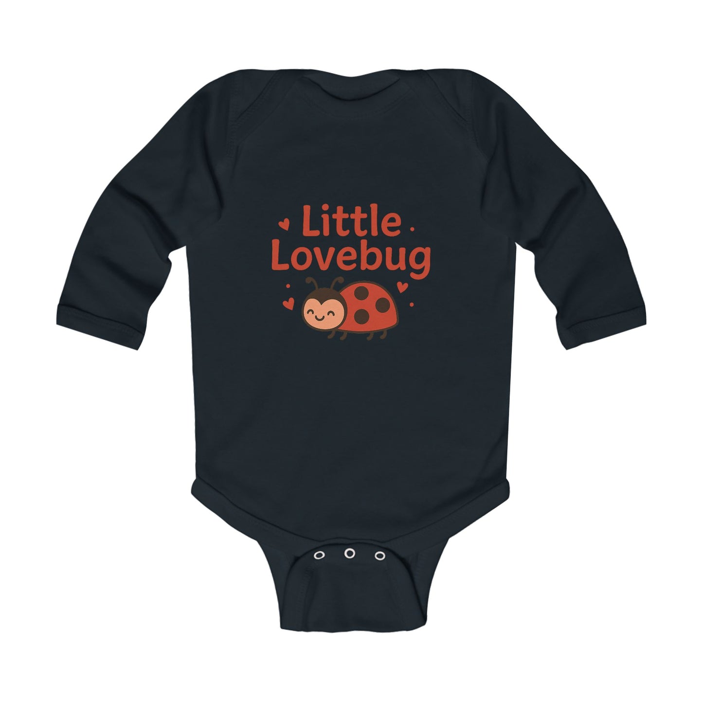 Infant Long Sleeve Bodysuit | Soft Baby Onesie, Adorable Lovebug Outfit, Perfect Toddler Gift