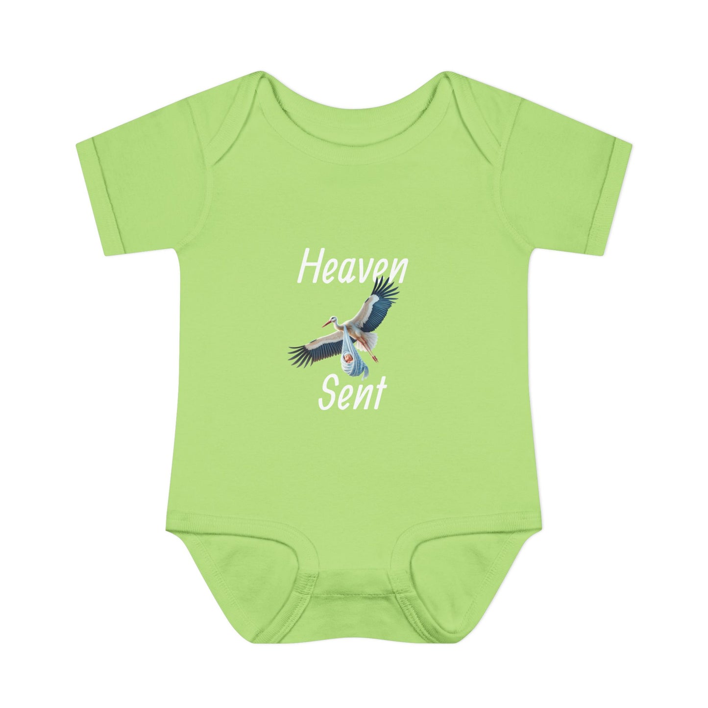 Adorable Stork Baby Bodysuit – Gender Neutral Infant Outfit, Newborn Gift, Cute Baby Shower Idea