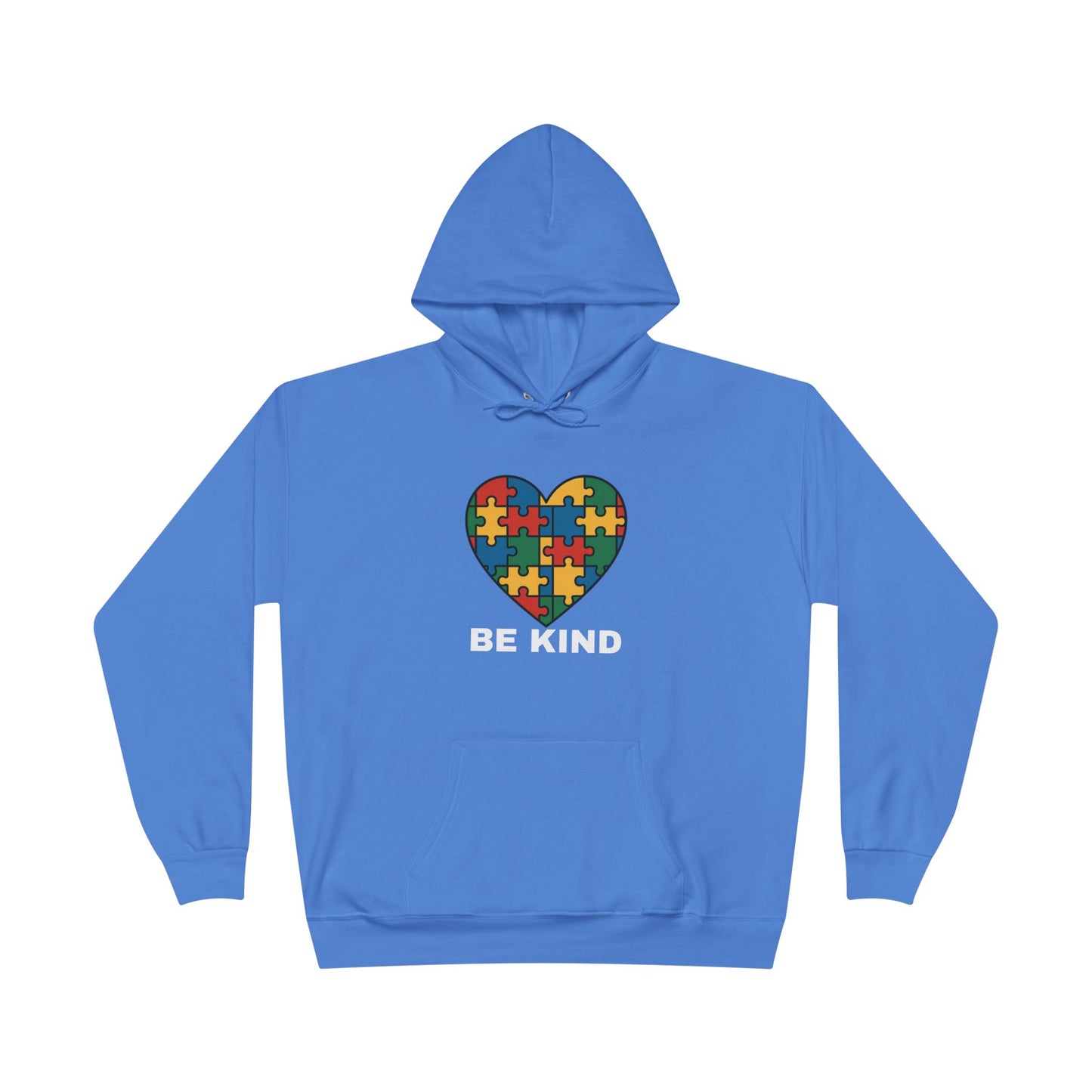 Autism Awareness Hoodie โ Kindness Puzzle Heart Eco-Friendly Unisex Sweatshirt