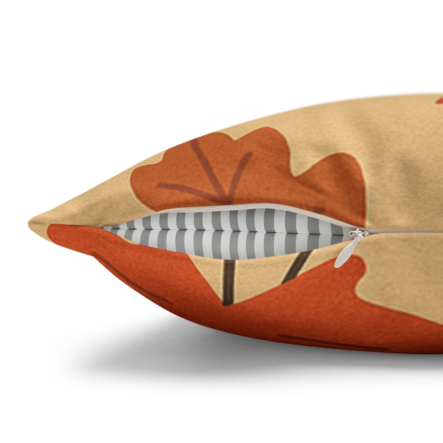 Cozy Autumn Pillow | Leaf Print Cushion Cover, Seasonal Home Accent, Thanksgiving Gift