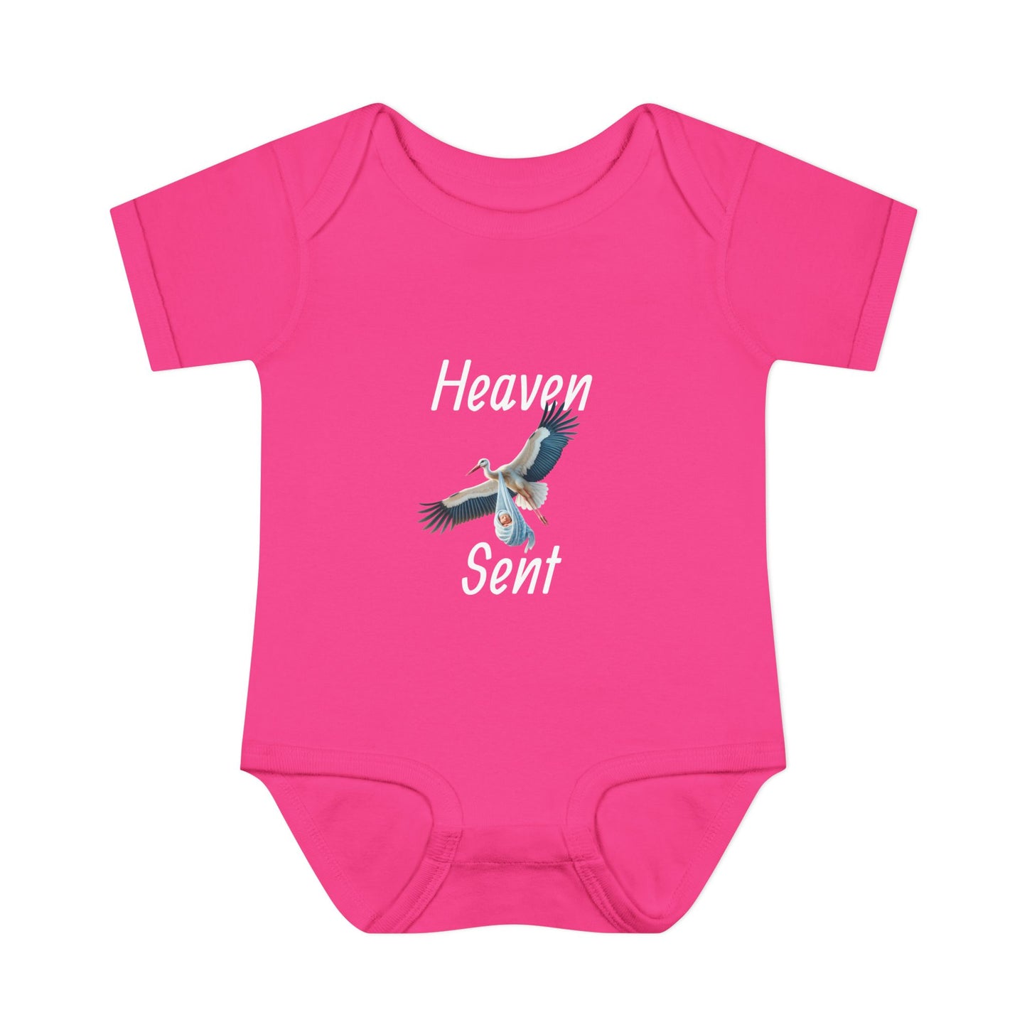 Adorable Stork Baby Bodysuit – Gender Neutral Infant Outfit, Newborn Gift, Cute Baby Shower Idea