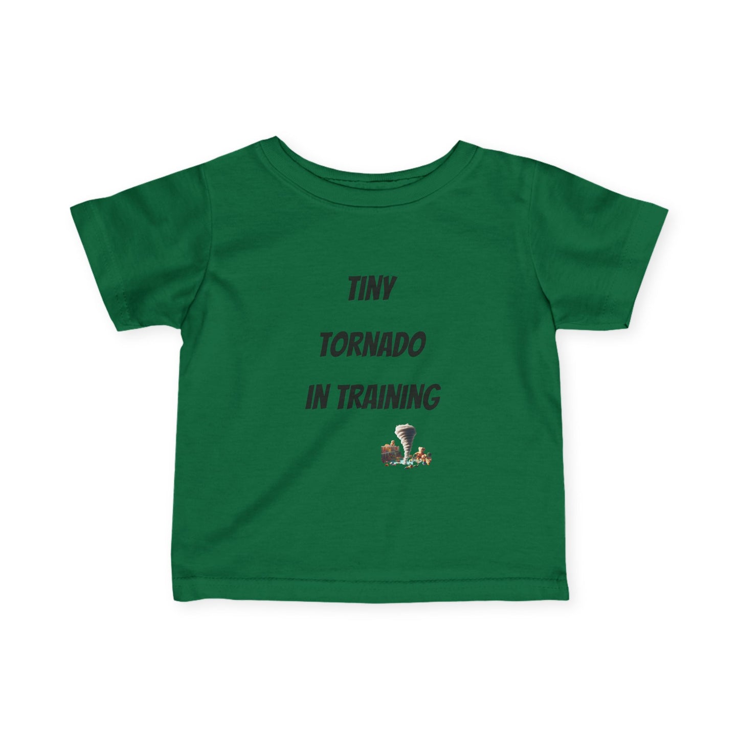 Tiny Tornado in Training Infant Tee - Cute Baby Shirt, Baby Shower Gift, Toddler Apparel, Funny Baby Clothes, Kids Gift