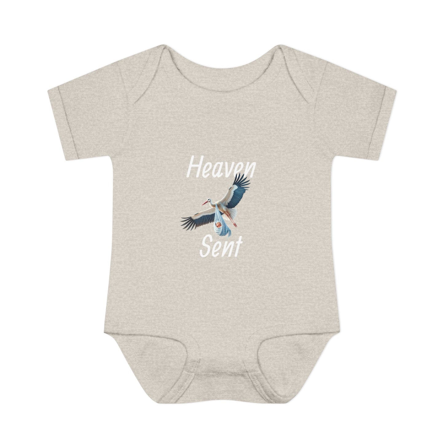 Adorable Stork Baby Bodysuit – Gender Neutral Infant Outfit, Newborn Gift, Cute Baby Shower Idea