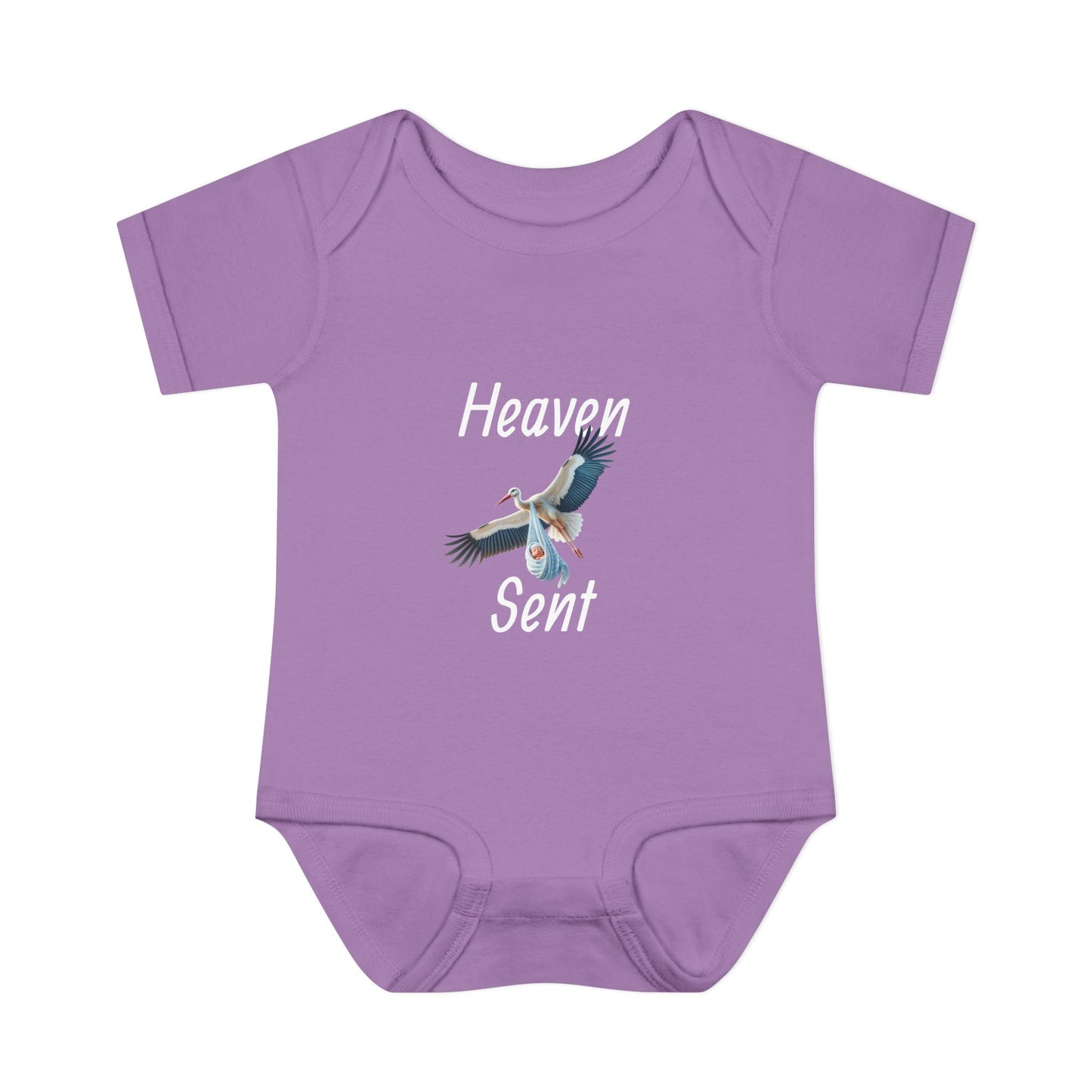Adorable Stork Baby Bodysuit – Gender Neutral Infant Outfit, Newborn Gift, Cute Baby Shower Idea