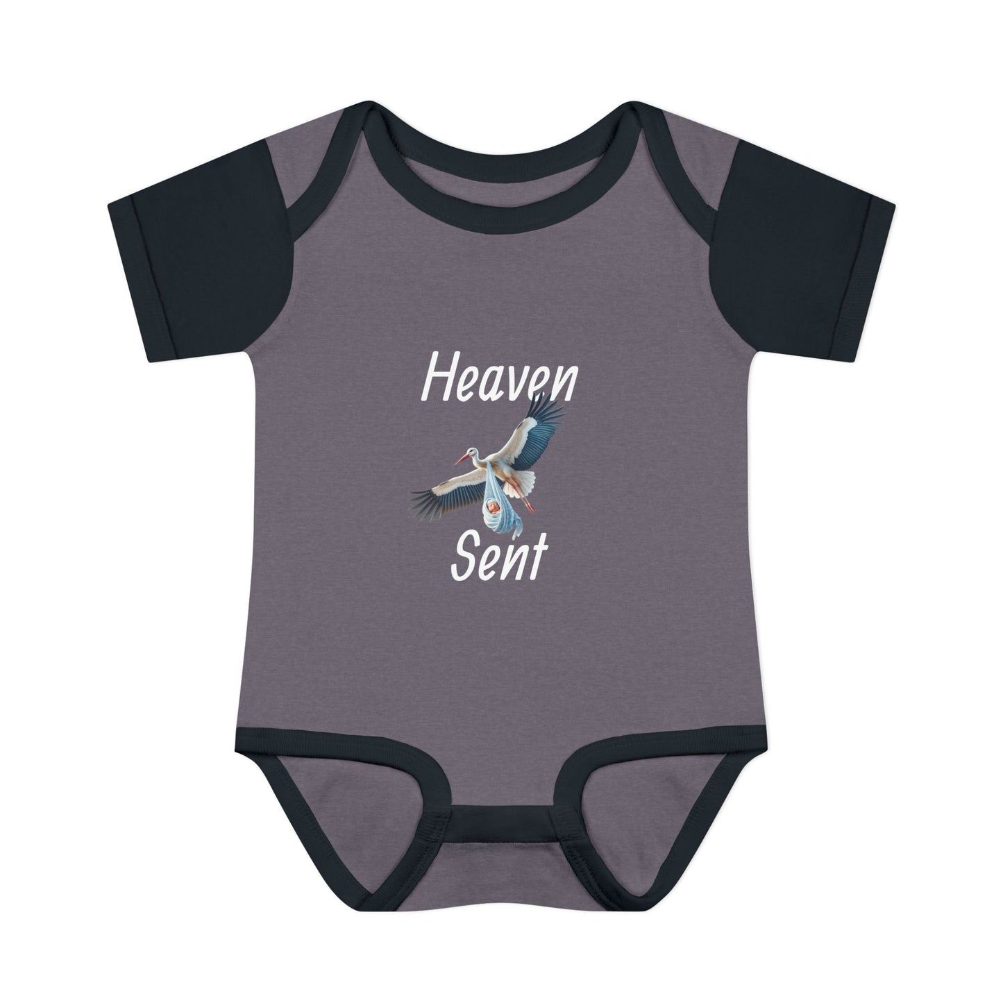 Adorable Stork Baby Bodysuit – Gender Neutral Infant Outfit, Newborn Gift, Cute Baby Shower Idea