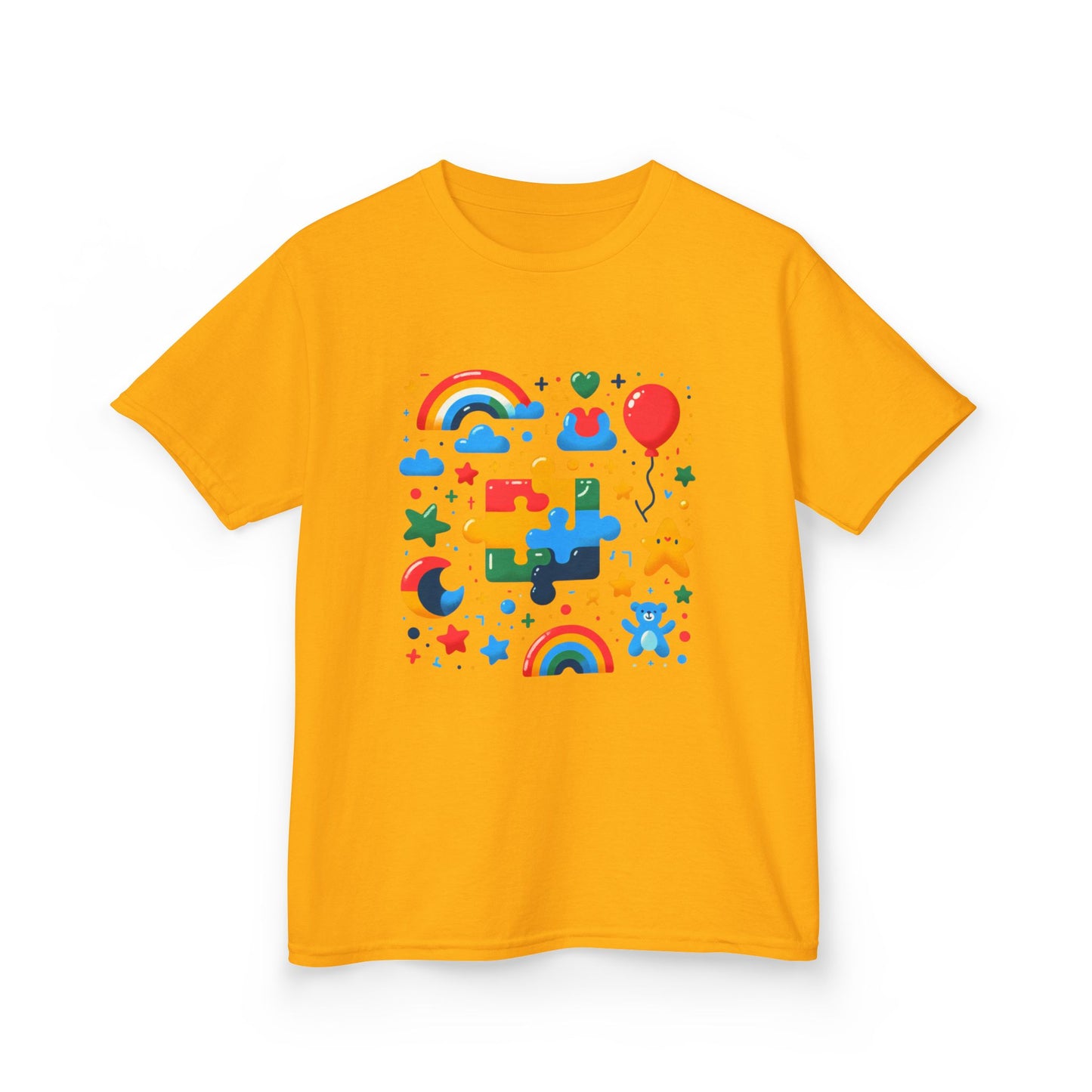 Colorful Puzzle Play Kids Tee - Fun & Creative Children's T-Shirt