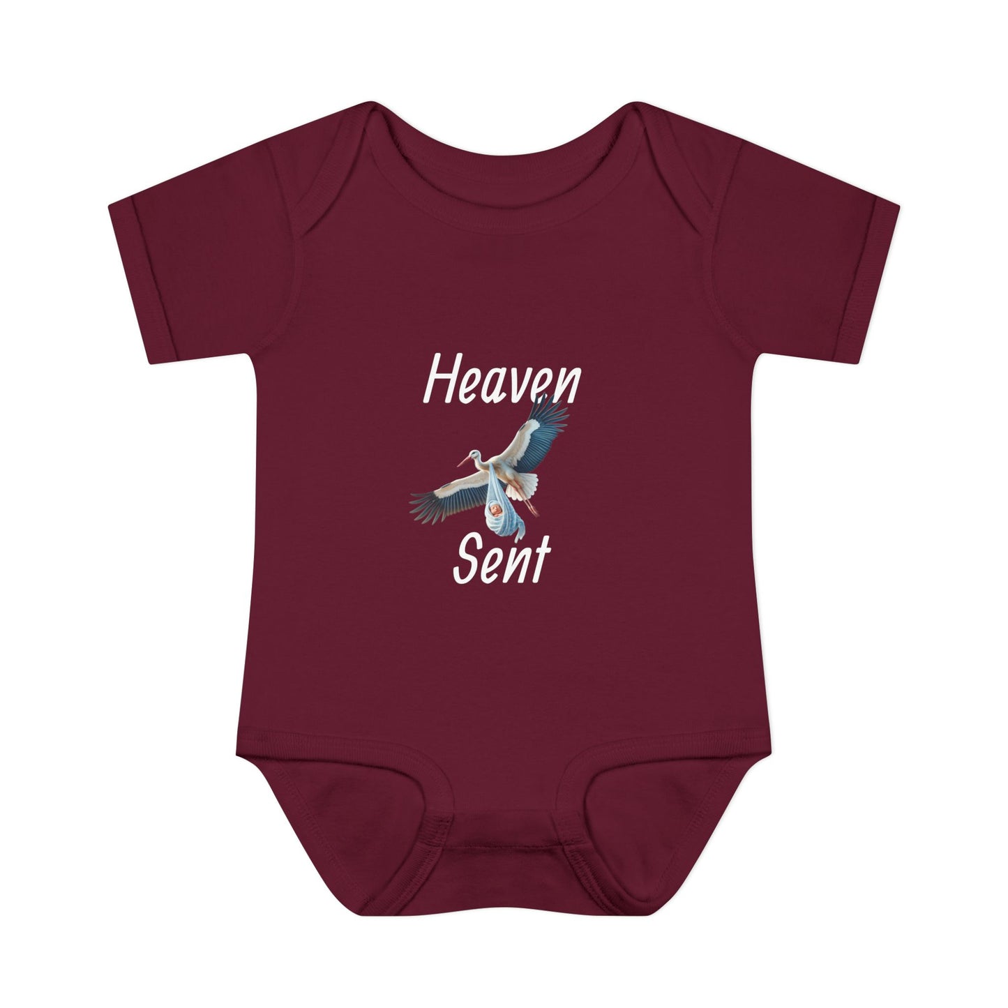 Adorable Stork Baby Bodysuit – Gender Neutral Infant Outfit, Newborn Gift, Cute Baby Shower Idea