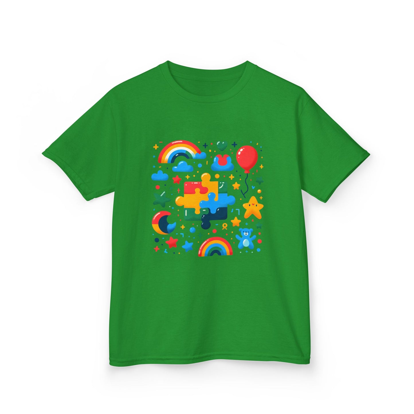 Colorful Puzzle Play Kids Tee - Fun & Creative Children's T-Shirt