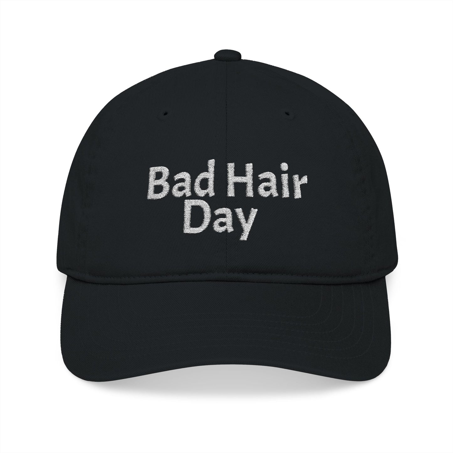 Bad Hair Day Organic Cotton Cap – Adjustable Sustainable Hat, Perfect for Summer, Gifting & Everyday Wear