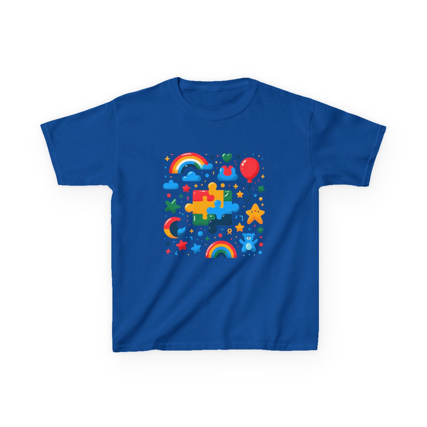 Colorful Puzzle Play Kids Tee - Fun & Creative Children's T-Shirt
