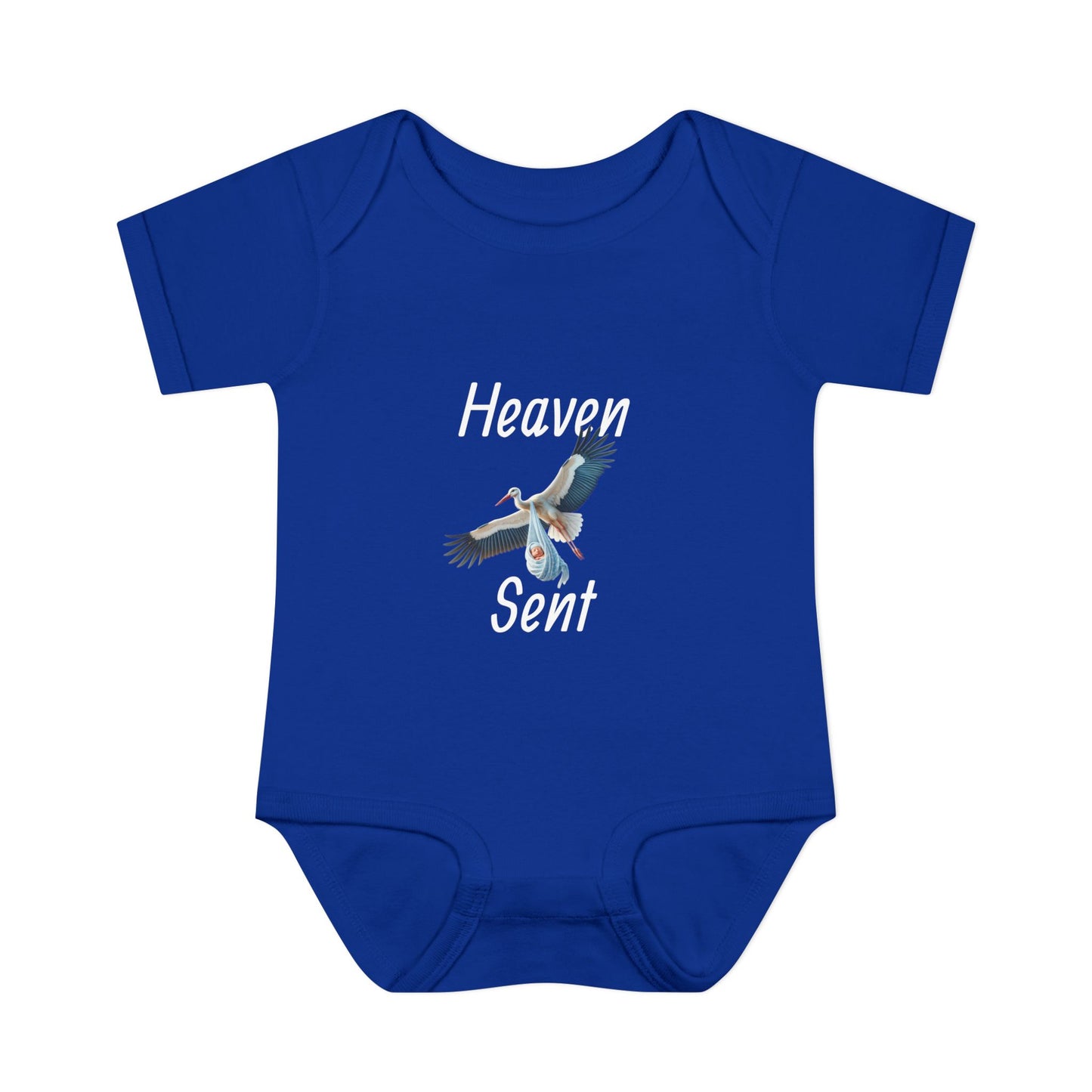 Adorable Stork Baby Bodysuit – Gender Neutral Infant Outfit, Newborn Gift, Cute Baby Shower Idea