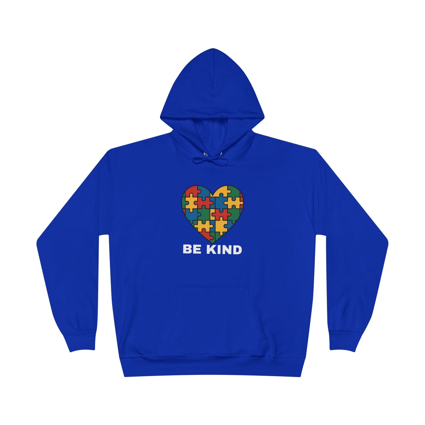 Autism Awareness Hoodie โ Kindness Puzzle Heart Eco-Friendly Unisex Sweatshirt