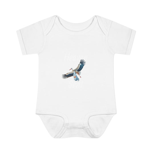 Adorable Stork Baby Bodysuit – Gender Neutral Infant Outfit, Newborn Gift, Cute Baby Shower Idea