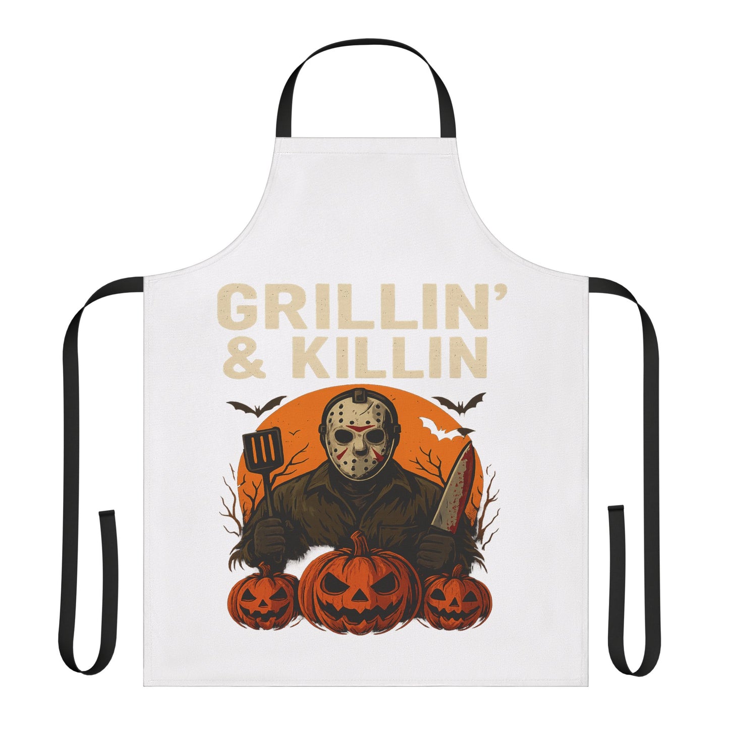 Halloween Chef Apron, Perfect for Grilling, BBQ, Backyard Parties, Cooking Gifts
