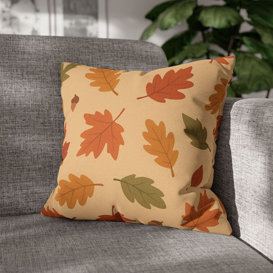 Autumn Leaf Pillowcase - Cozy Décor, Seasonal Home Accent, Gift Idea, Fall Vibes, Nature Inspired