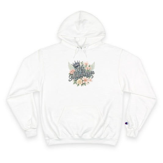 Ms.Makeithappen Floral Hoodie 🌸 | Bold Women’s Champion Streetwear, Cozy Everyday Style
